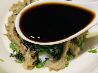 13、凉拌牛肚,加酱油;