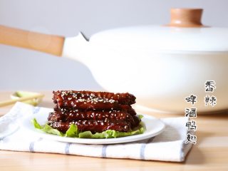 13、香辣啤酒鸭翅,成品。