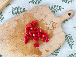 1、下酒神器:麻辣牛板筋,鲜辣椒切段(也可以不切 切了辣度更能提升)