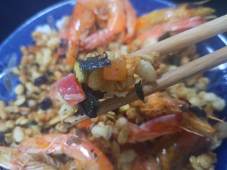 22、爆炒基围虾,再来一口丰富麦片，香口又酥好吃到停不了