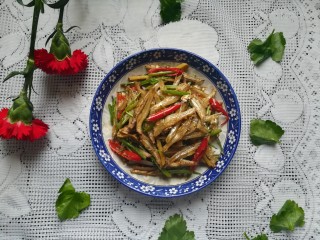 16、#下酒菜#炒白公鱼干,我有菜，你有酒吗？