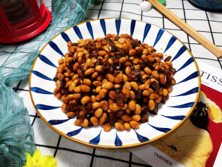 27、酱黄豆,成品