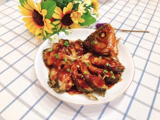 19、油炸糖醋版孔雀开屏鱼-年夜饭、宴请菜类,成品图。