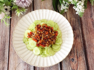 16、蒜泥黄瓜,成品图