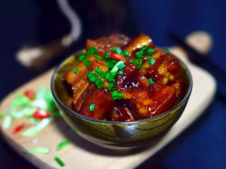 11、肉汁兰花干,哈哈，主菜红烧肉！