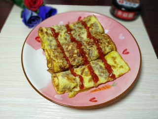 17、菜脯蛋卷,成品图