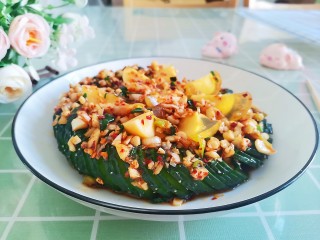 13、簑衣黄瓜,成品图！