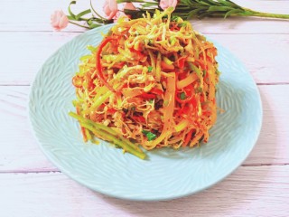 15、凉拌鸡丝,低脂好吃的凉拌鸡丝开吃啦