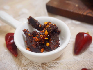 4、麻辣牛肉干  ,成品出炉