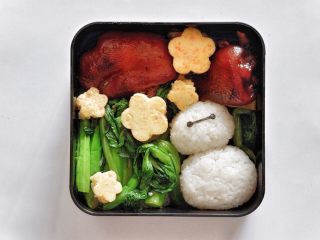 12、卡通大白饭团便当盒,往下看，交你们做配菜
