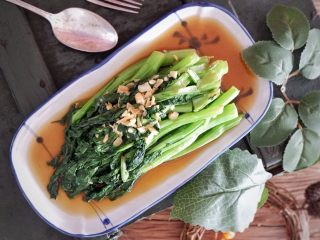 13、卡通大白饭团便当盒,蚝油广东菜心：