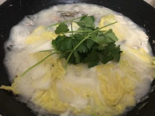 14、白菜豆腐汤,下香菜起锅