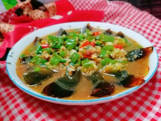 14、尖椒皮蛋,尖椒皮蛋就做好了