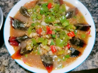 15、尖椒皮蛋,成品图