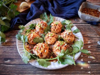 19、蒸拌鸡胸虾仁丸子——谁说要健身只能吃白水煮鸡胸肉？,成品。
