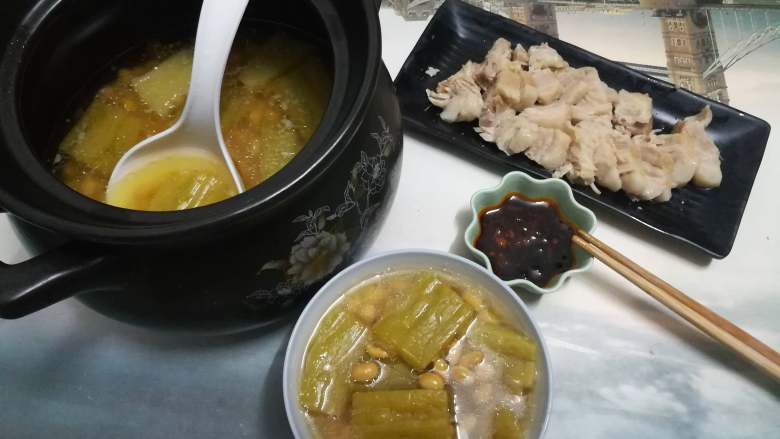 苦瓜黄豆煲五花肉