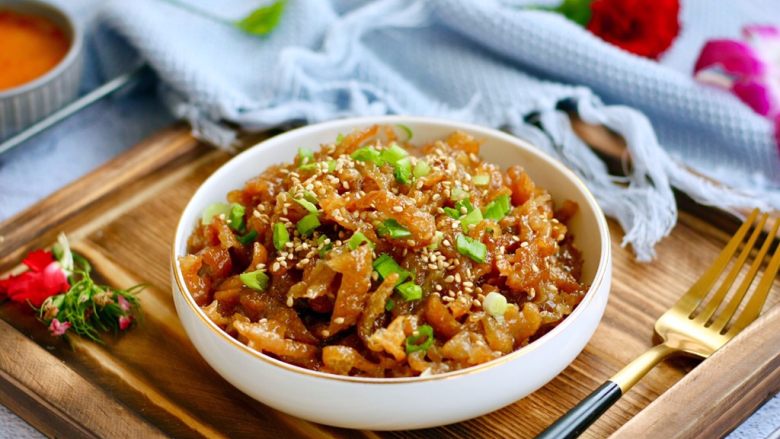 春节初二回娘家三鲜卤面四拌菜之四糖醋面筋