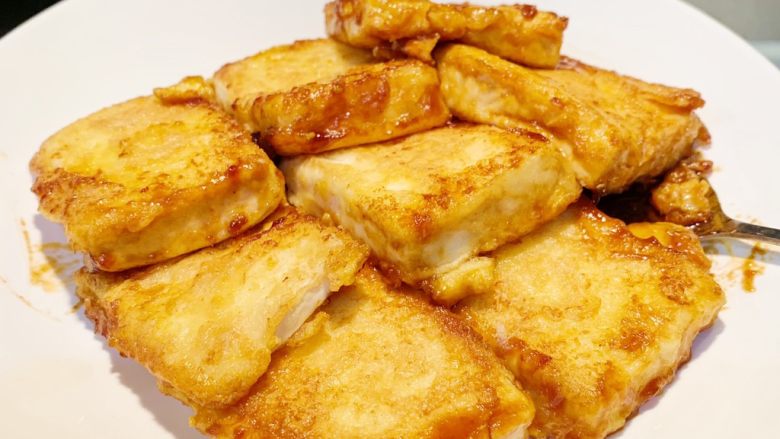 特制番茄酱煎豆腐