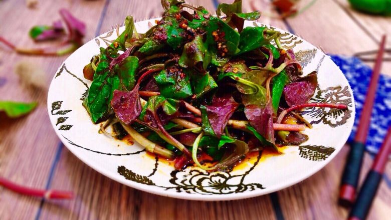 春季野菜开胃酸辣折耳根叶