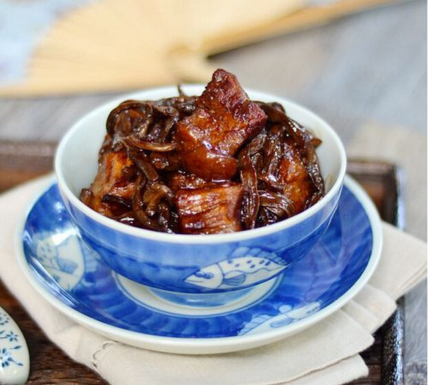 干豆角香焖五花肉