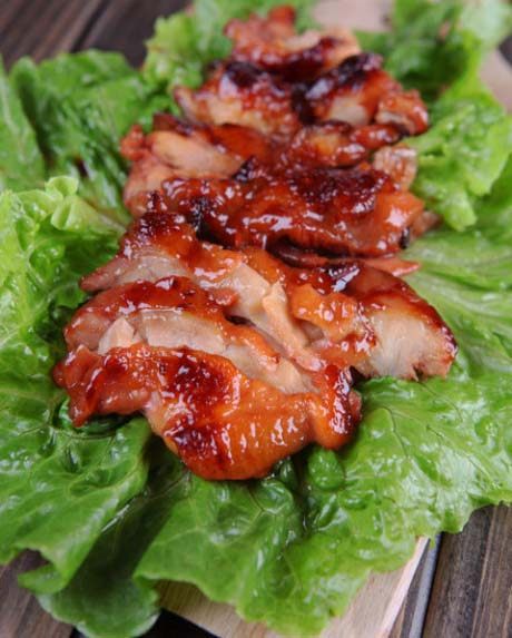 香煎叉烧酱鸡腿