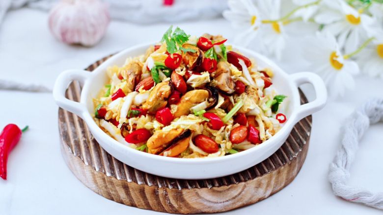 凉拌娃娃菜海虹