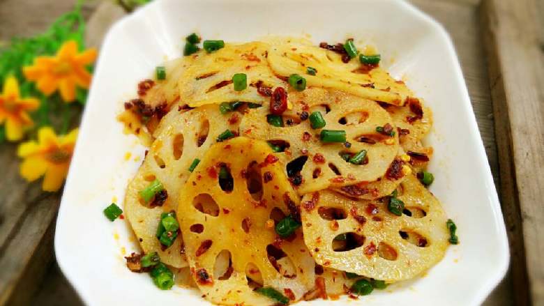 凉拌莲藕健康美颜餐