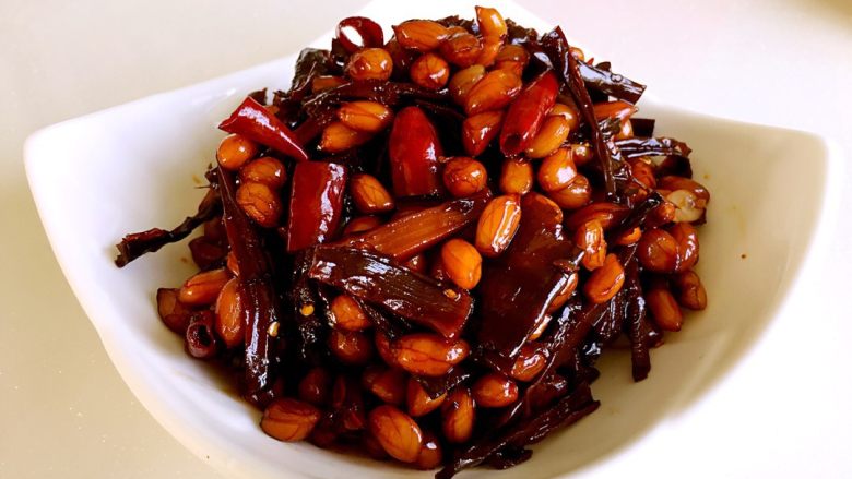 爽口小菜多味笋丝花生