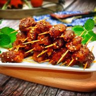 微波炉密技10分钟牙签烤肉
