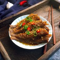 下酒小菜红烧小黄花鱼