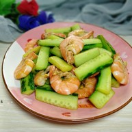 鲜虾黄瓜条