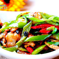 辣椒豆豉炒肉