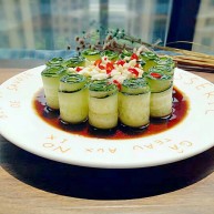 凉拌黄瓜卷