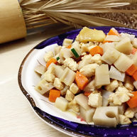莲藕鸡丁