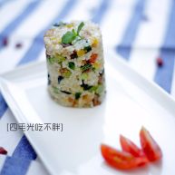 虾干炒饭儿童营养餐