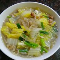 肉丁白菜炖粉条