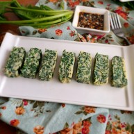 菠菜鸡蛋糕
