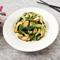 凉拌青菜香菇