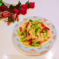 芹菜拌腐竹