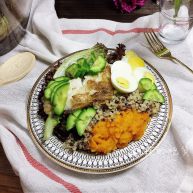 香煎巴沙鱼南瓜藜麦沙拉