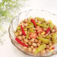 地方菜泡椒花生米