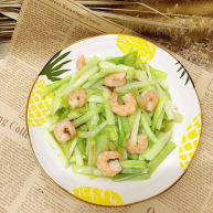 韭黄炒虾仁