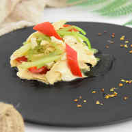 香芹拌腐竹—味道鲜美、清香适口的一道小菜你一定得试试