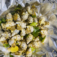 砂锅锡纸焖花螺