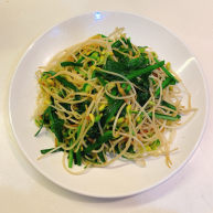 韭菜炒豆芽