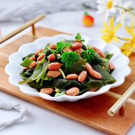 蒜香海带结花生米