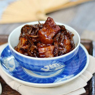 干豆角香焖五花肉