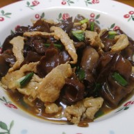 木耳炒肉丝