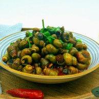 下酒菜酱爆螺蛳