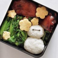 卡通大白饭团便当盒